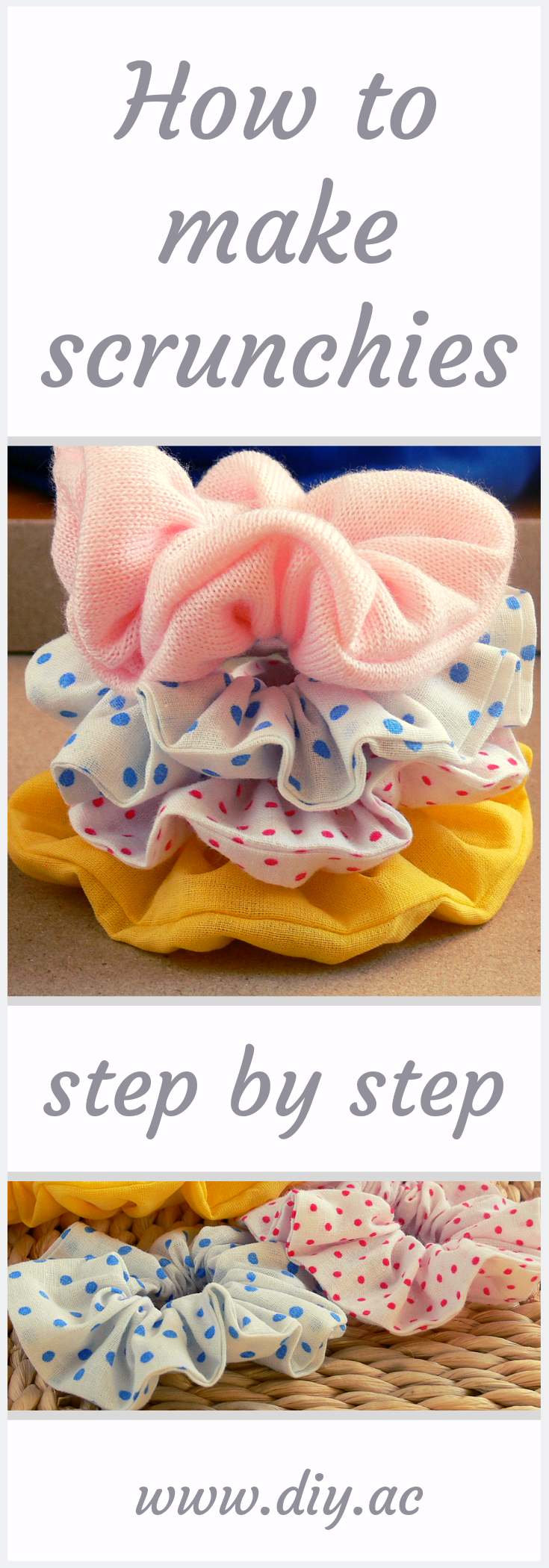 Free sewing pattern for beginners - SCRUNCHIES DIY - Free sewing pattern for beginners - SCRUNCHIES DIY -   15 diy Scrunchie step by step ideas