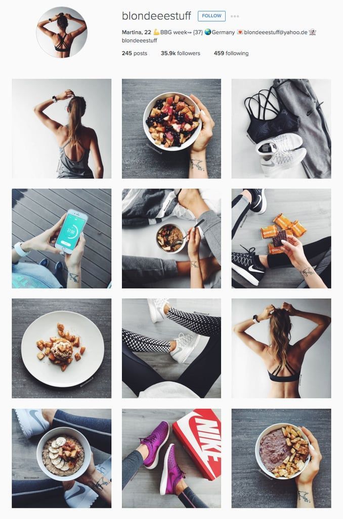 @blondeeestuff - @blondeeestuff -   15 fitness Instagram to follow ideas
