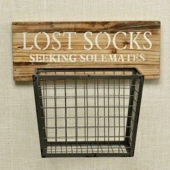 Lost Socks Basket | Pineapple House - Lost Socks Basket | Pineapple House -   15 house diy Projects ideas
