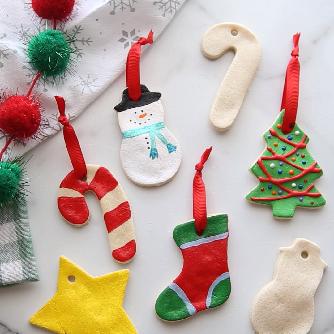 How to make Salt Dough Ornaments Easily - How to make Salt Dough Ornaments Easily -   diy Christmas Decorations crafts