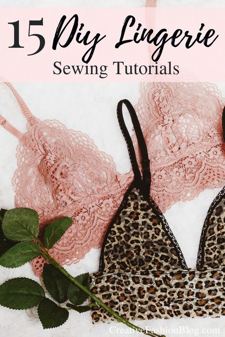 15 DIY Lingerie, Bras, and Panties to Try in 2019 - Creative Fashion Blog - 15 DIY Lingerie, Bras, and Panties to Try in 2019 - Creative Fashion Blog -   16 diy Clothes for women ideas