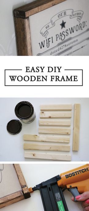 Easy DIY Wood Frame - Sincerely, Sara D. | Home Decor & DIY Projects - Easy DIY Wood Frame - Sincerely, Sara D. | Home Decor & DIY Projects -   16 diy Facile cadre ideas