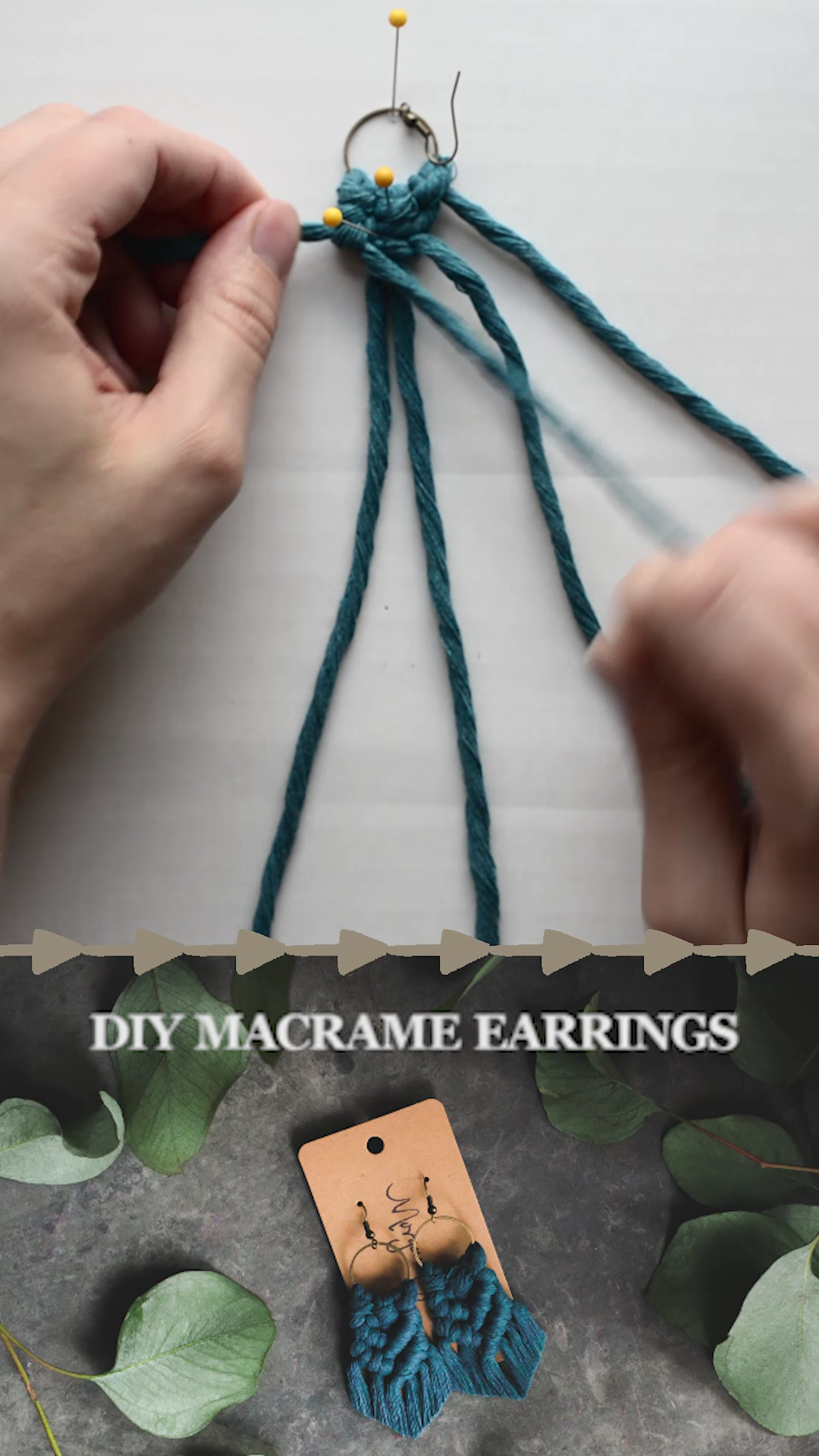 DIY macrame earrings - DIY macrame earrings -   16 diy Jewelry macrame ideas