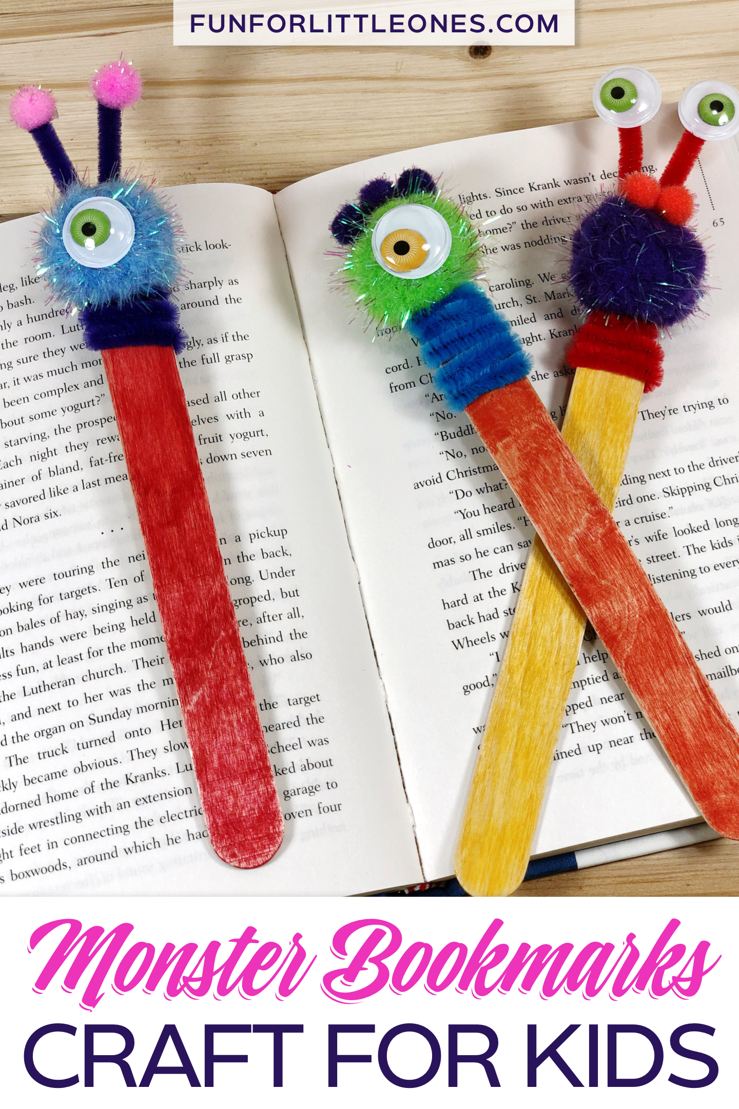 Fun & Easy Monster Bookmarks Craft for Kids - Fun for Little Ones - Fun & Easy Monster Bookmarks Craft for Kids - Fun for Little Ones -   16 diy Kids basteln ideas