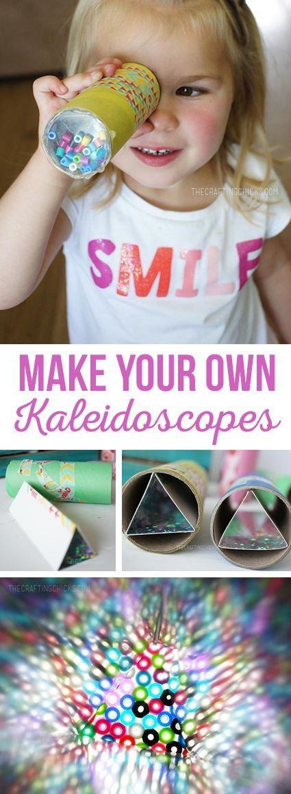 Make your own kaleidoscopes - Make your own kaleidoscopes -   16 diy Kids basteln ideas