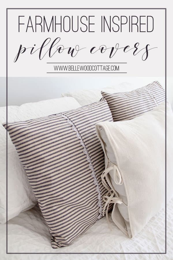 DIY Drop Cloth Pillows with Antique Lace - Bellewood Cottage - DIY Drop Cloth Pillows with Antique Lace - Bellewood Cottage -   16 diy Pillows rustic ideas