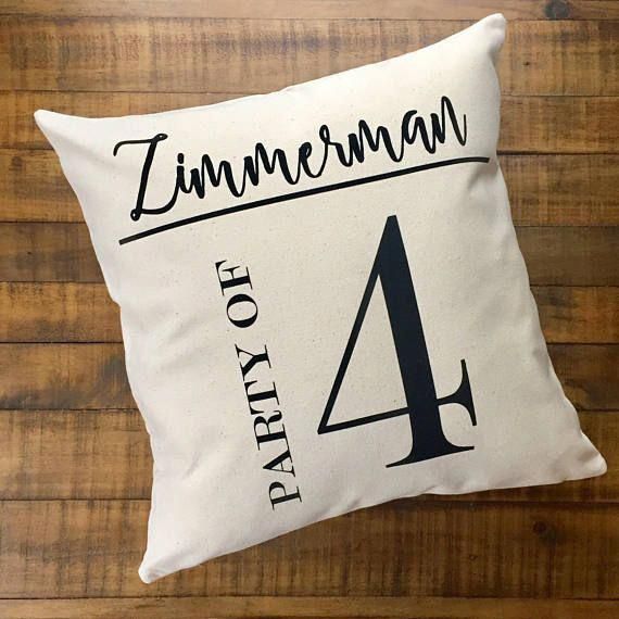 Family Number Pillow Personalized, Size 18x18 Inches, Farmhouse Pillow, Custom Pillow Cover, Custom Farmhouse, Party of 4, 5, 6 - Family Number Pillow Personalized, Size 18x18 Inches, Farmhouse Pillow, Custom Pillow Cover, Custom Farmhouse, Party of 4, 5, 6 -   16 diy Pillows sofa ideas