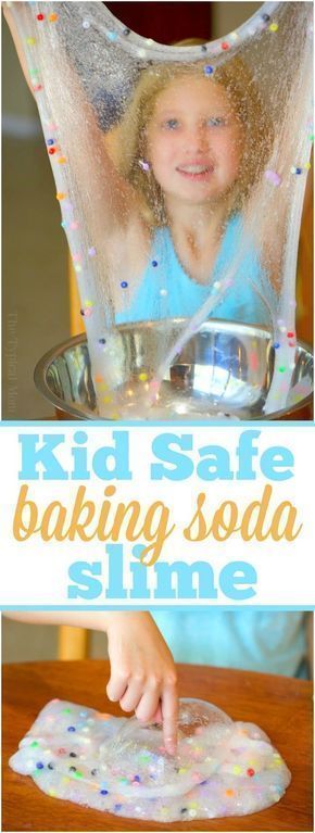 How to Make Easy Baking Soda Slime Recipe + Video - How to Make Easy Baking Soda Slime Recipe + Video -   16 diy Slime with baking soda ideas