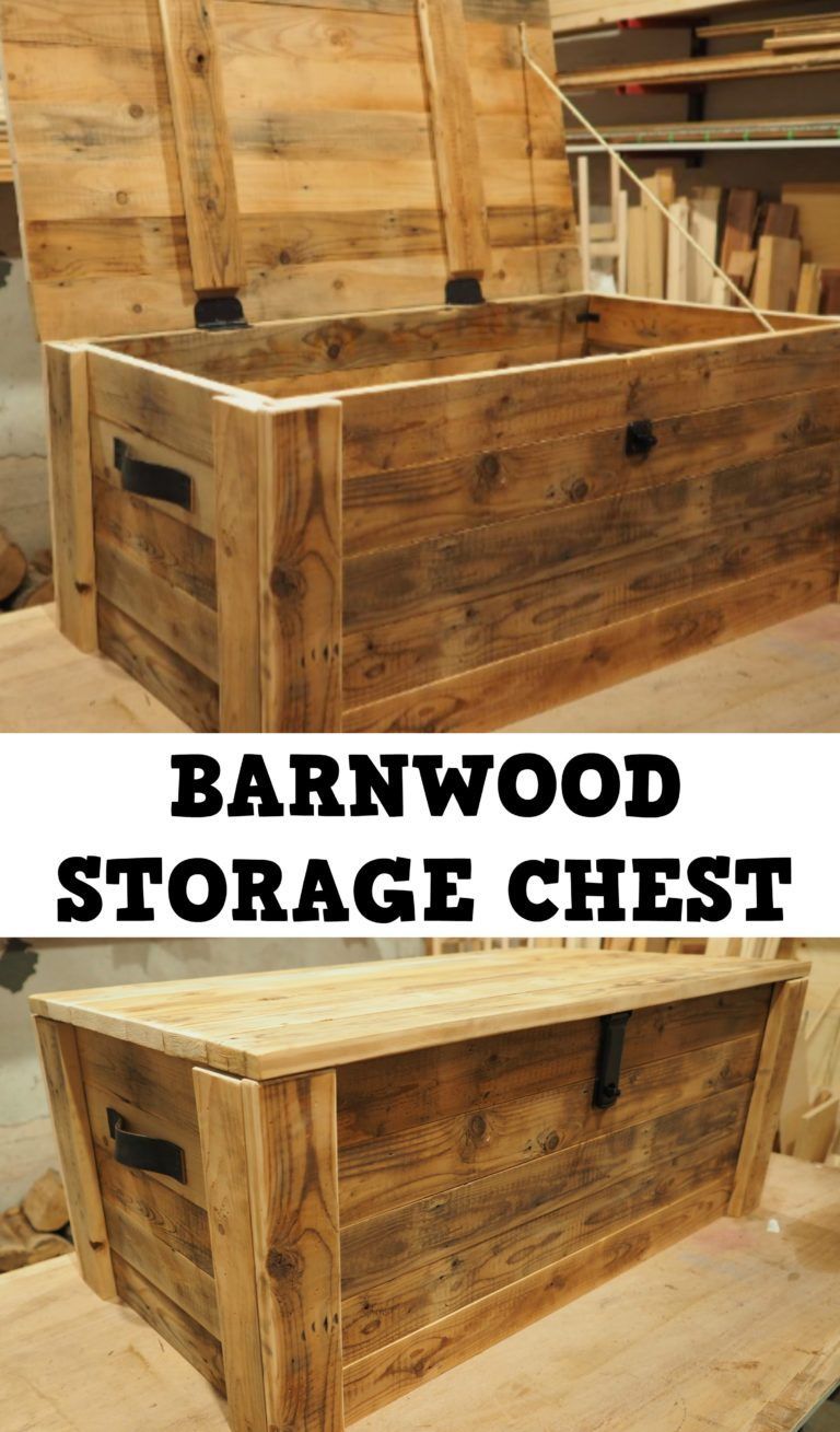 Build a storage chest from reclaimed wood - Build a storage chest from reclaimed wood -   16 diy Wood chest ideas