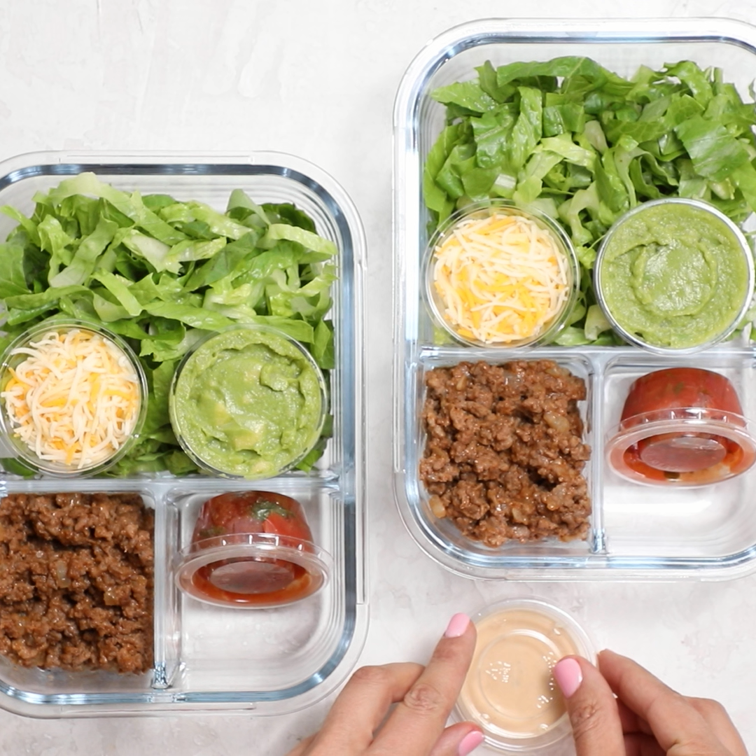 Taco Salad Meal Prep - Taco Salad Meal Prep -   16 fitness Food chicken ideas