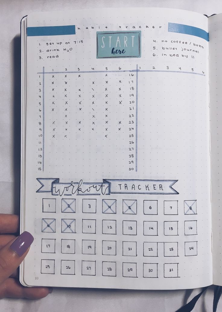16 fitness Journal monthly ideas