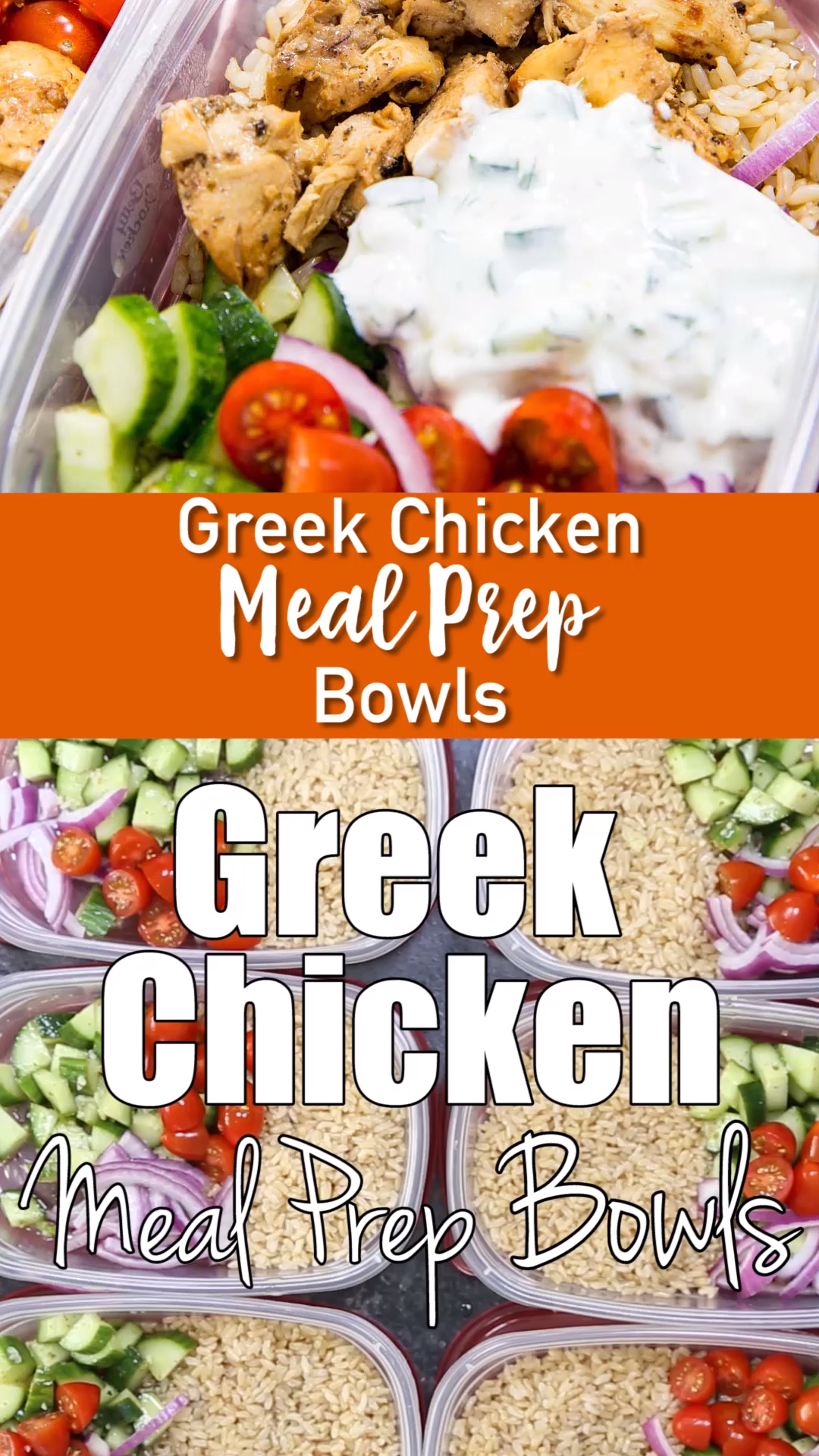 Greek Chicken Meal Prep Bowls - Greek Chicken Meal Prep Bowls -   16 fitness Meals chicken ideas