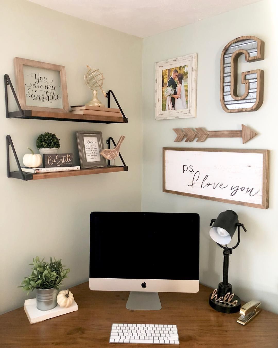 Try These 27 Ways to Create a Surprisingly Stylish Small Home Office - Try These 27 Ways to Create a Surprisingly Stylish Small Home Office -   16 fitness Office space ideas