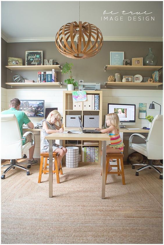 20 Stunning Home Office Ideas - So Pretty That You Won't Want To Leave! -March 2020 - Ducks 'n a Row - 20 Stunning Home Office Ideas - So Pretty That You Won't Want To Leave! -March 2020 - Ducks 'n a Row -   16 fitness Office space ideas