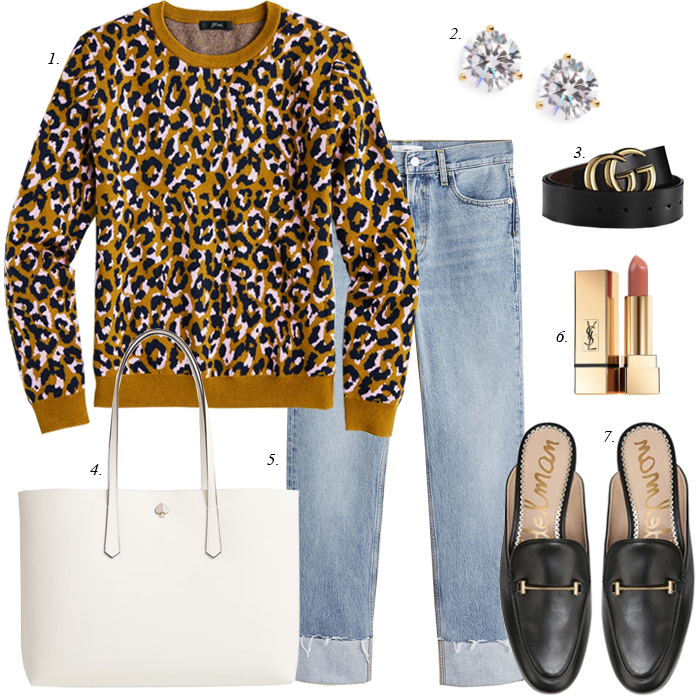 Two Ways to Style a Leopard Sweater - Two Ways to Style a Leopard Sweater -   16 style Jeans fall ideas