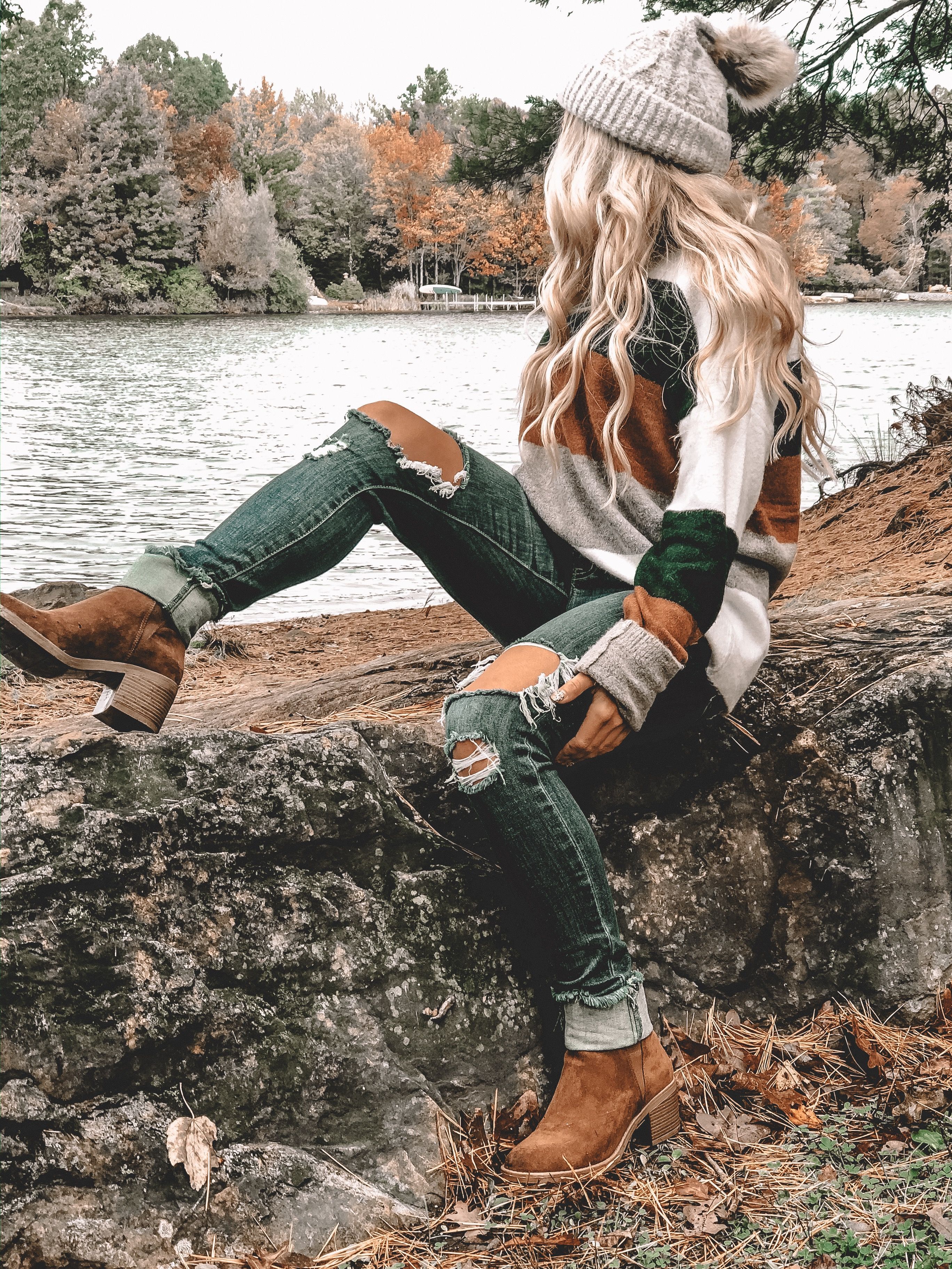 Girl Fall Picture - Girl Fall Picture -   16 style Jeans fall ideas