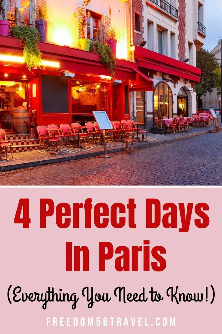 Four Day Paris Itinerary - Four Day Paris Itinerary -   17 beauty Day winter ideas