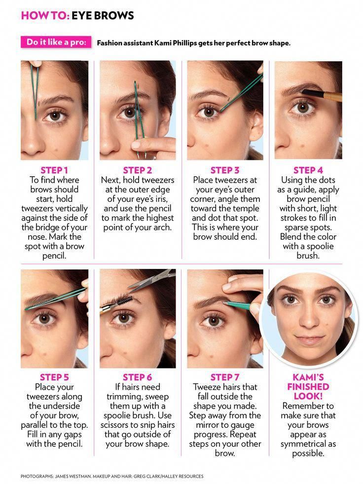 How to Fill in Your Eyebrows with Pencil/Eyeliner/Eyeshadow/Powder - How to Fill in Your Eyebrows with Pencil/Eyeliner/Eyeshadow/Powder -   17 beauty Hacks eyebrows ideas