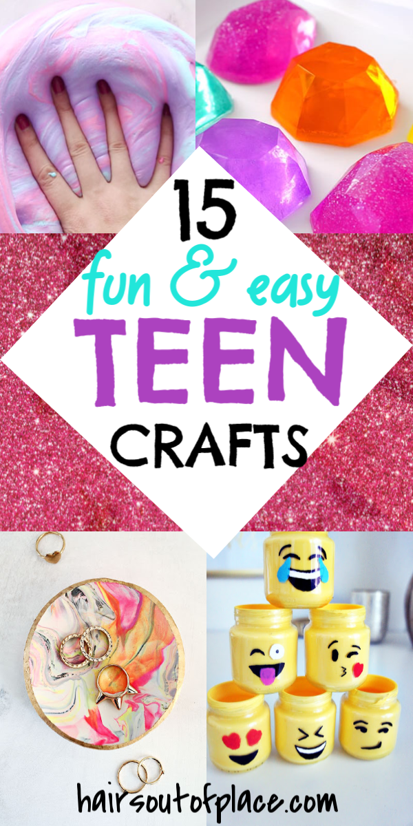 Easy Crafts for Teens & Kids - Easy Crafts for Teens & Kids -   17 diy Crafts for tweens ideas