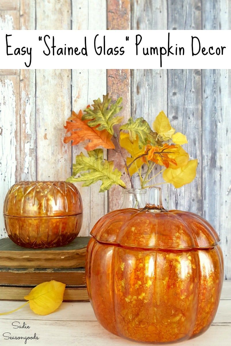 Alcohol Ink Painting on Glass Pumpkins for Gorgeous DIY Fall Decor - Alcohol Ink Painting on Glass Pumpkins for Gorgeous DIY Fall Decor -   17 diy Decorations autumn ideas