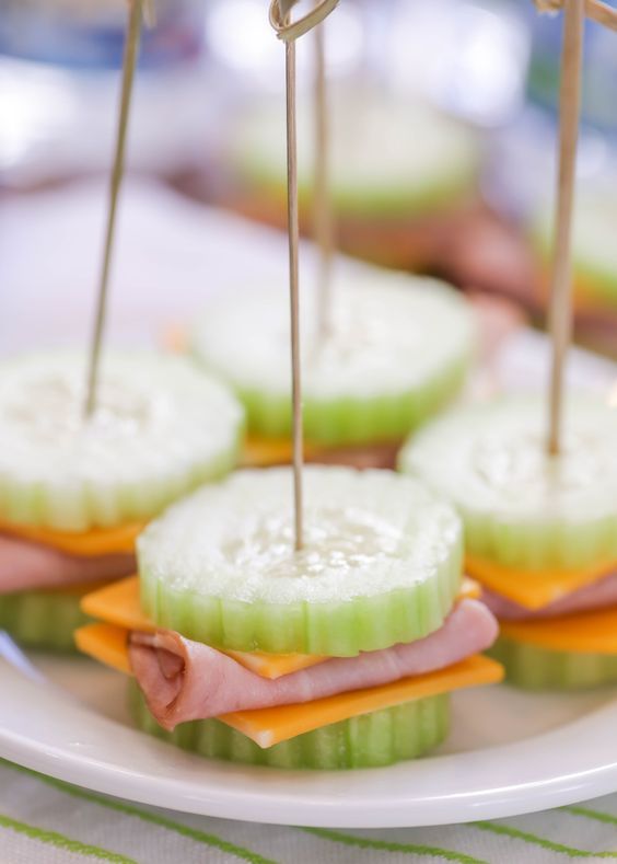 Cucumber Sandwiches - Cucumber Sandwiches -   17 diy Food for kids ideas
