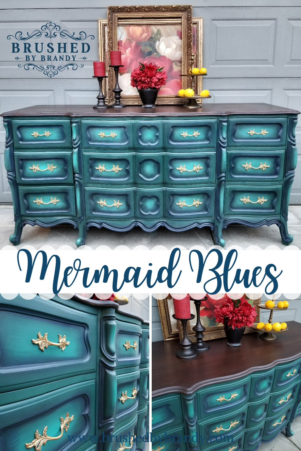 Mermaid Blues DIY Furniture Painting Tutorial! Brushed by Brandy How to Paint Furniture Tutorials - Mermaid Blues DIY Furniture Painting Tutorial! Brushed by Brandy How to Paint Furniture Tutorials -   17 diy Furniture dresser ideas