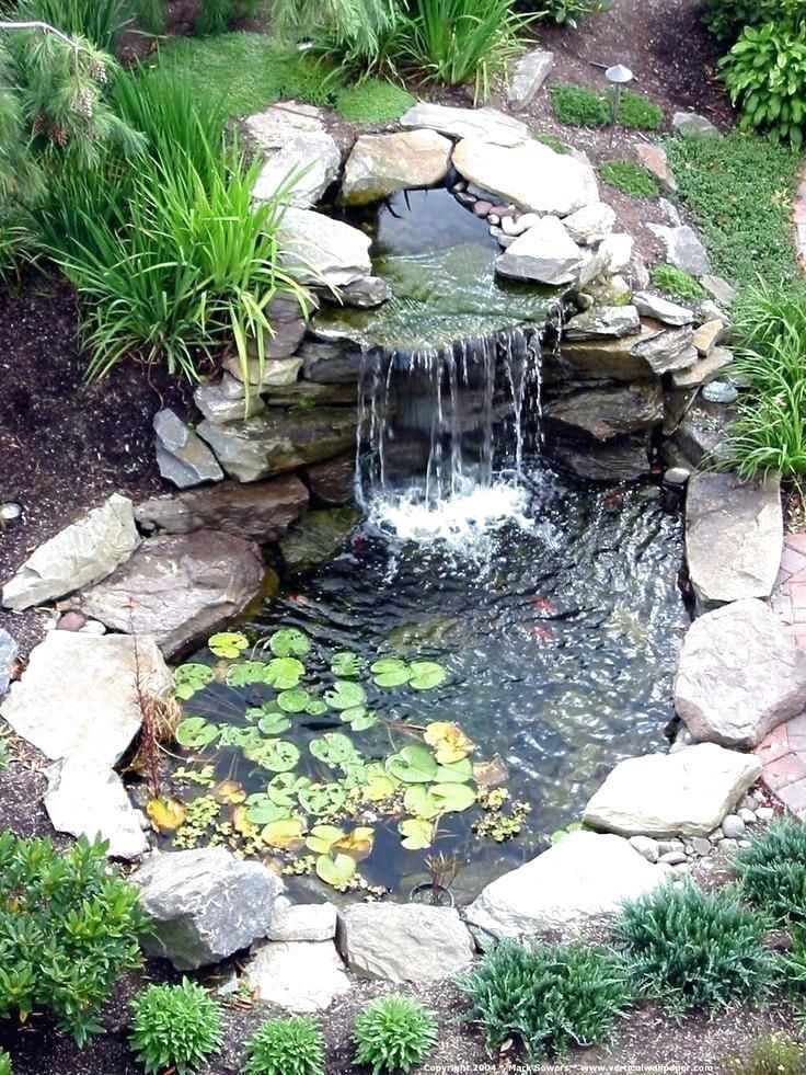 47 Best Diy Garden Pond Waterfall Ideas #GardenPond - 47 Best Diy Garden Pond Waterfall Ideas #GardenPond -   17 diy Garden waterfall ideas