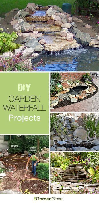 17 diy Garden waterfall ideas