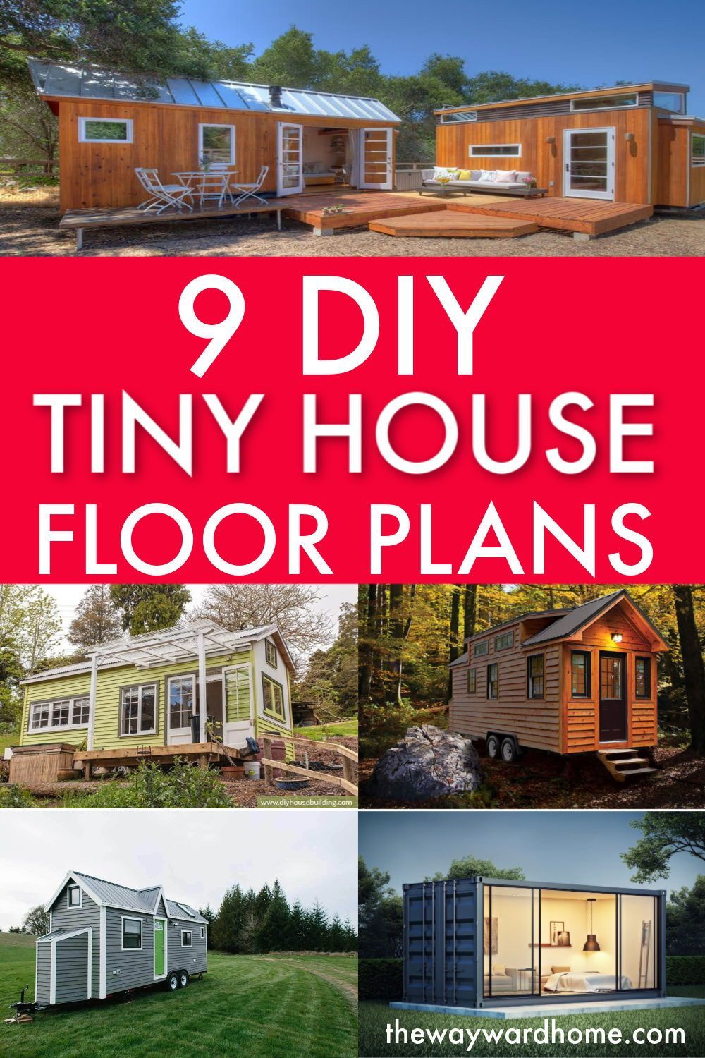 9 tiny house plans for a DIY tiny home - 9 tiny house plans for a DIY tiny home -   17 diy House floor ideas