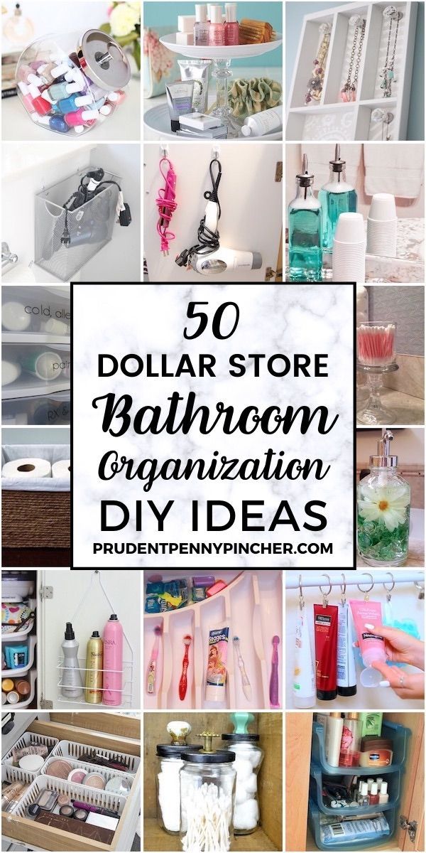 50 Dollar Store Bathroom Organization Ideas - 50 Dollar Store Bathroom Organization Ideas -   17 diy Organization projects ideas
