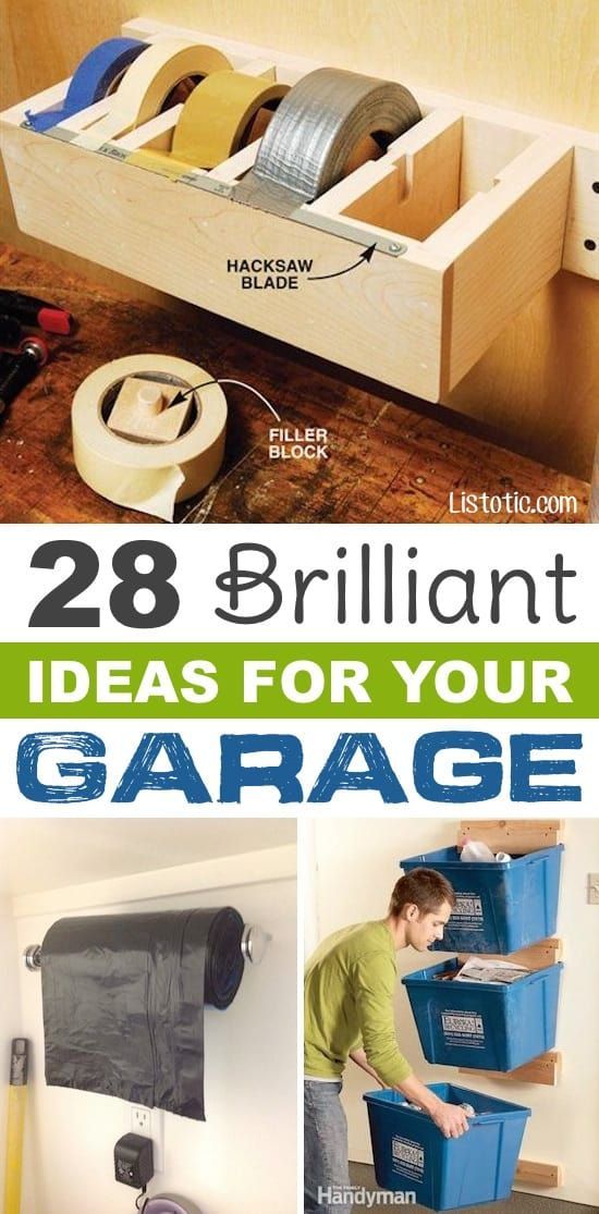 28 Brilliant Garage Organization Ideas - 28 Brilliant Garage Organization Ideas -   17 diy Organization projects ideas
