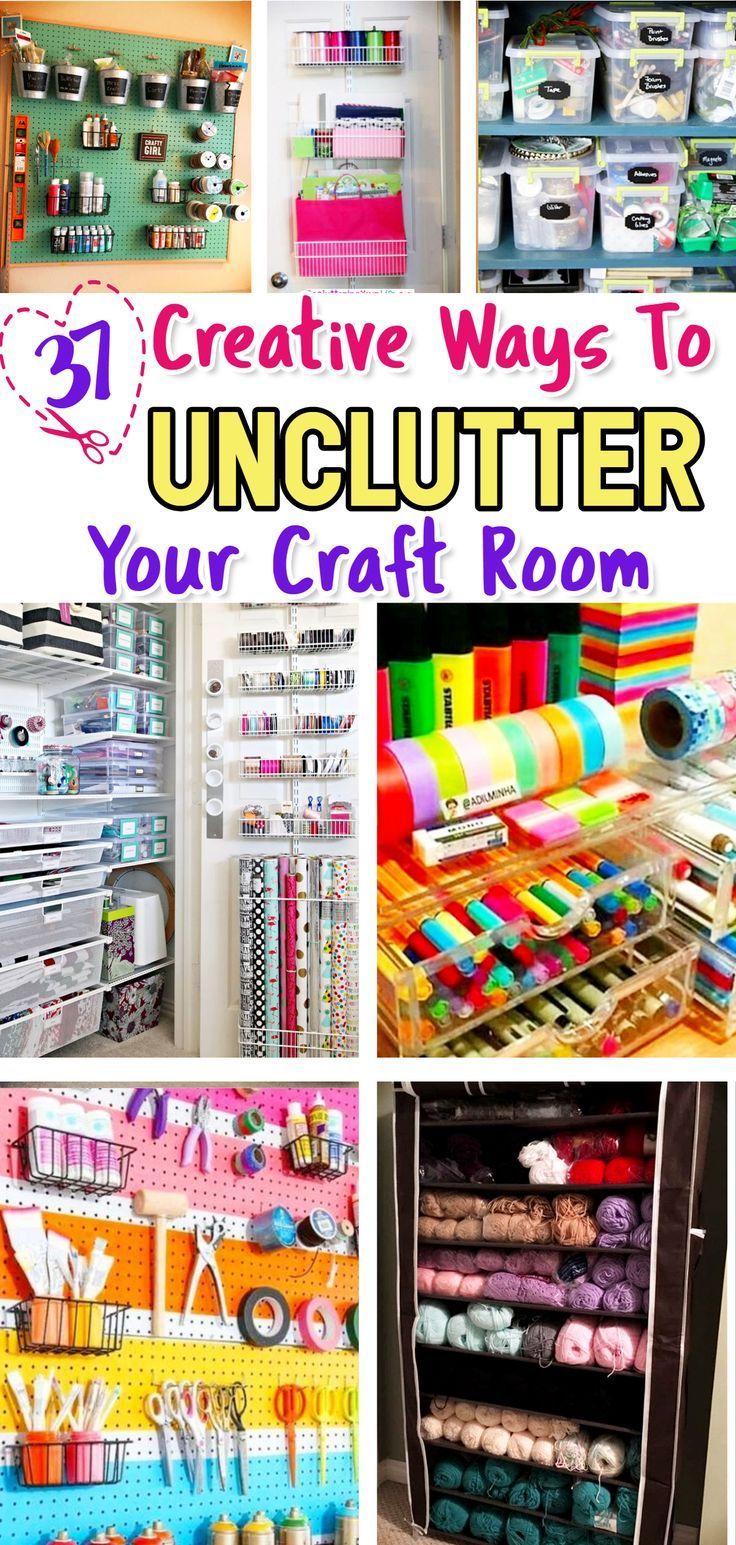 Craft Room Goals and Inspiration For An Organized Craft Room - Craft Room Goals and Inspiration For An Organized Craft Room -   17 diy Organization room ideas