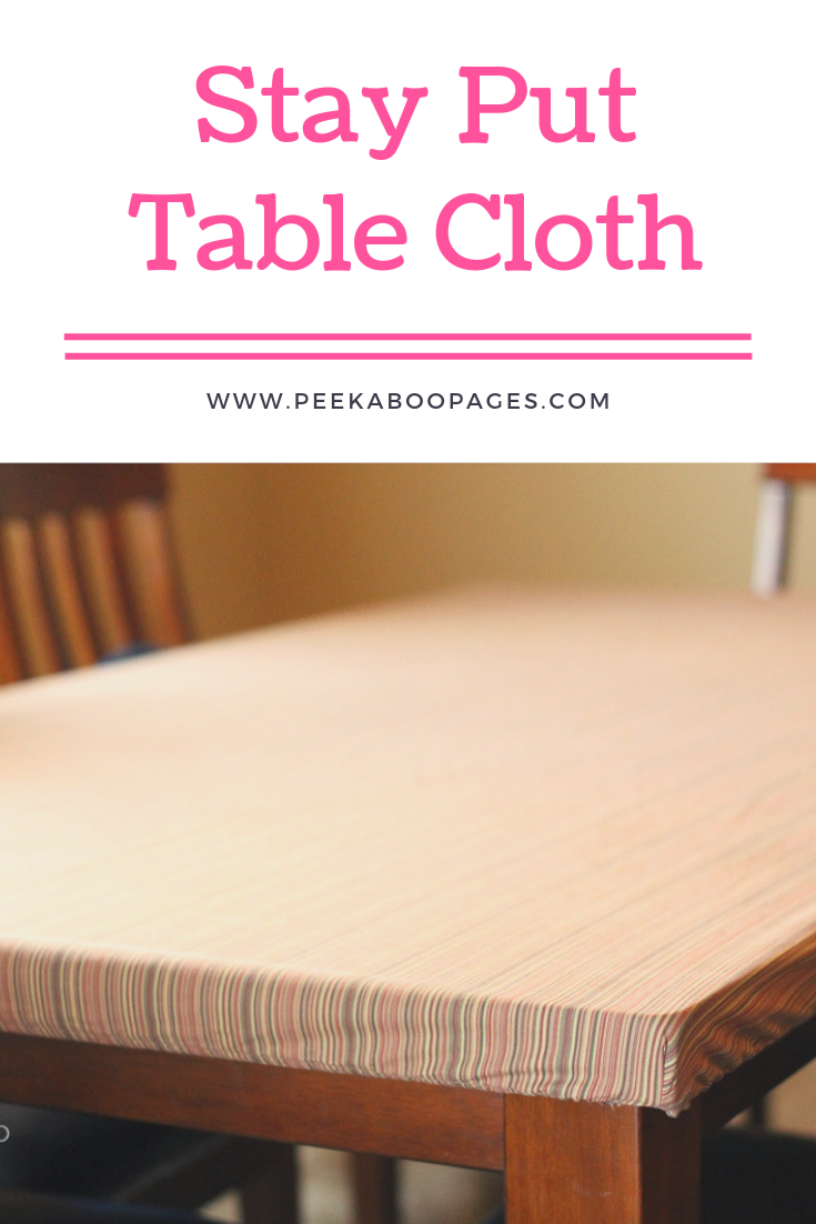 Stay-Put TableCloth Tutorial - Stay-Put TableCloth Tutorial -   17 diy Table cloth ideas