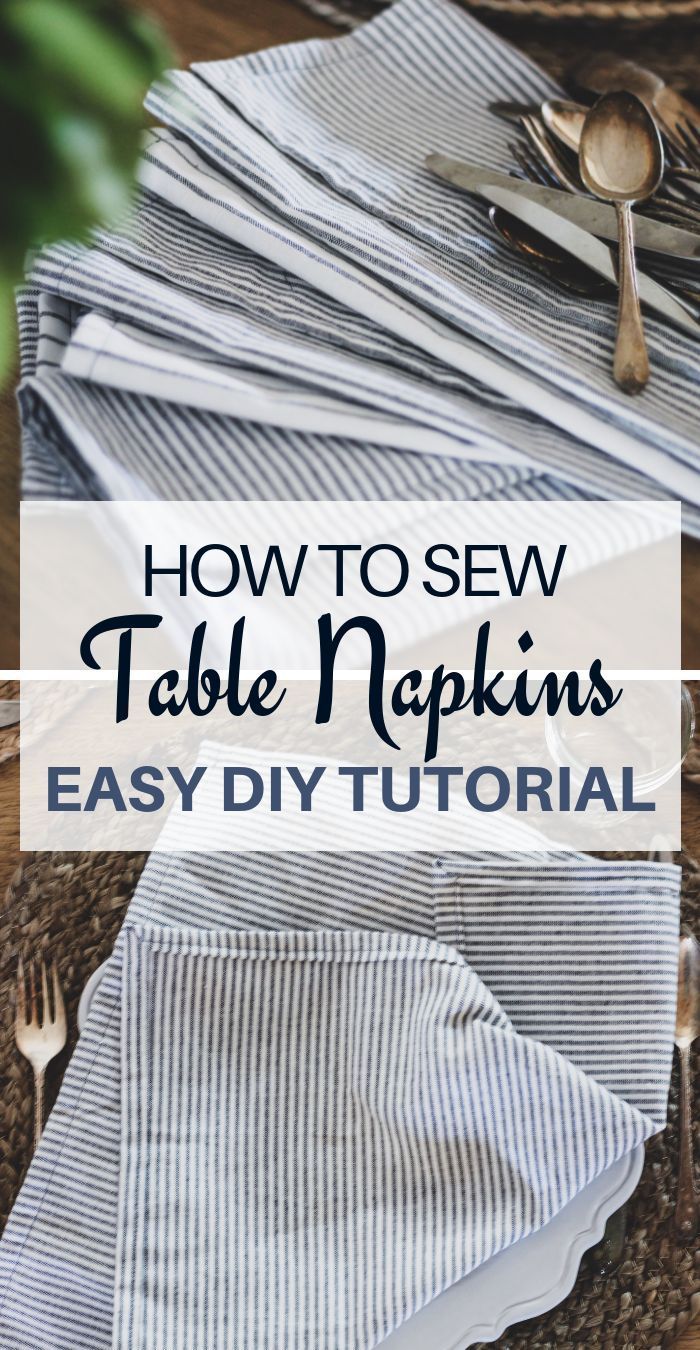 How to Sew a Napkin - DIY Cloth Napkins Tutorial - - How to Sew a Napkin - DIY Cloth Napkins Tutorial - -   17 diy Table cloth ideas