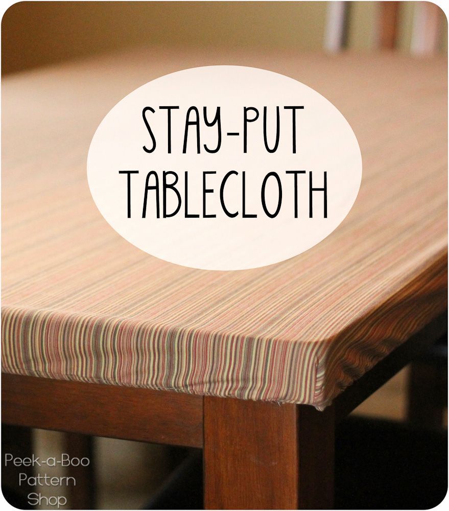 Stay-Put TableCloth Tutorial - Stay-Put TableCloth Tutorial -   17 diy Table cloth ideas