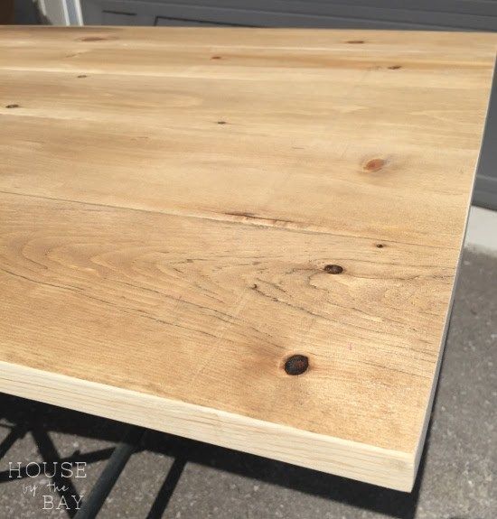 How to Build an Inexpensive DIY Wood Tabletop | House by the Bay Design - How to Build an Inexpensive DIY Wood Tabletop | House by the Bay Design -   17 diy Table top ideas