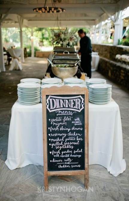17 diy Wedding buffet ideas