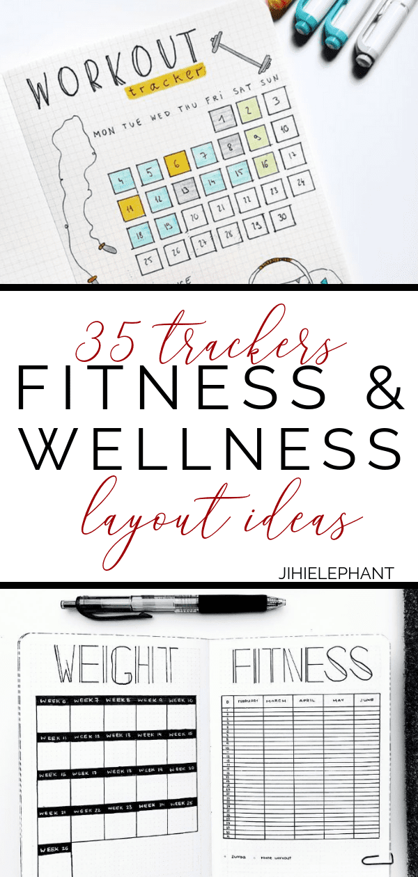 35 Motivating Fitness & Wellness Bullet Journal Layouts | ElizabethJournals - 35 Motivating Fitness & Wellness Bullet Journal Layouts | ElizabethJournals -   17 fitness Journal digital ideas