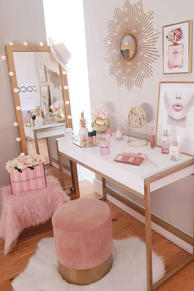 Makeup Vanity Table Ideas To Assist Your Makeup Routine | Glaminati.com - Makeup Vanity Table Ideas To Assist Your Makeup Routine | Glaminati.com -   17 modern beauty Room ideas