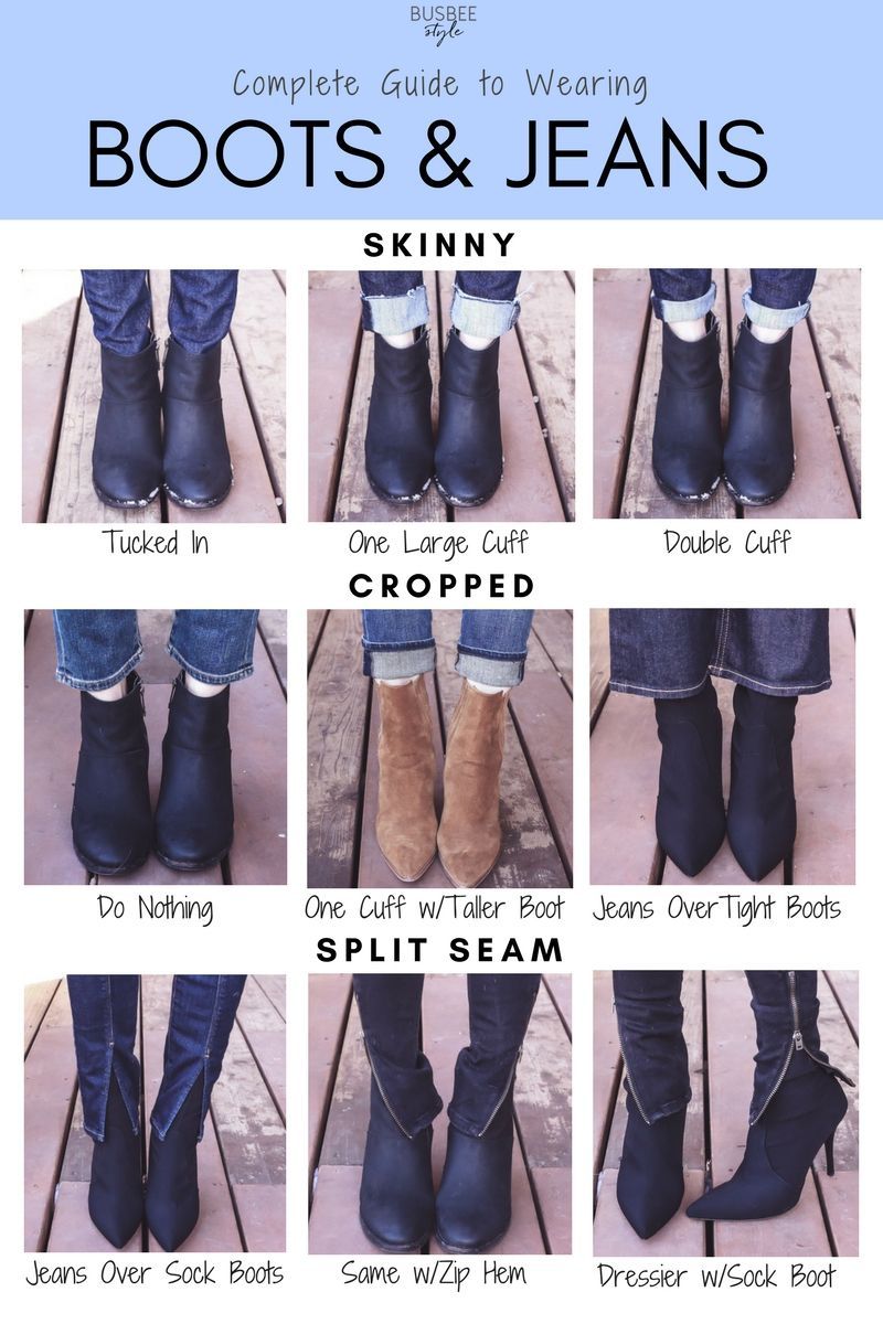 The Complete Guide to Wearing Boots with Jeans | VIDEO - The Complete Guide to Wearing Boots with Jeans | VIDEO -   17 style Jeans with ankle boots ideas