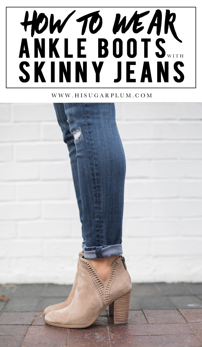 Sugarplum Style Tip | How to Wear Ankle Boots with Skinny Jeans | hi Sugarplum! - Sugarplum Style Tip | How to Wear Ankle Boots with Skinny Jeans | hi Sugarplum! -   17 style Jeans with ankle boots ideas
