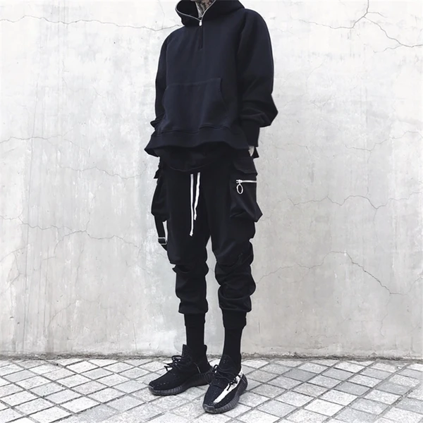 Full-Length Hip hop Pants - Full-Length Hip hop Pants -   17 style Mens black ideas