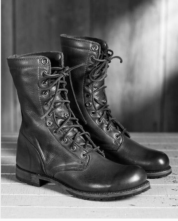 Handmade Men Black Combat boots, Men Military style leather boots, Men army boot - Handmade Men Black Combat boots, Men Military style leather boots, Men army boot -   17 style Mens black ideas