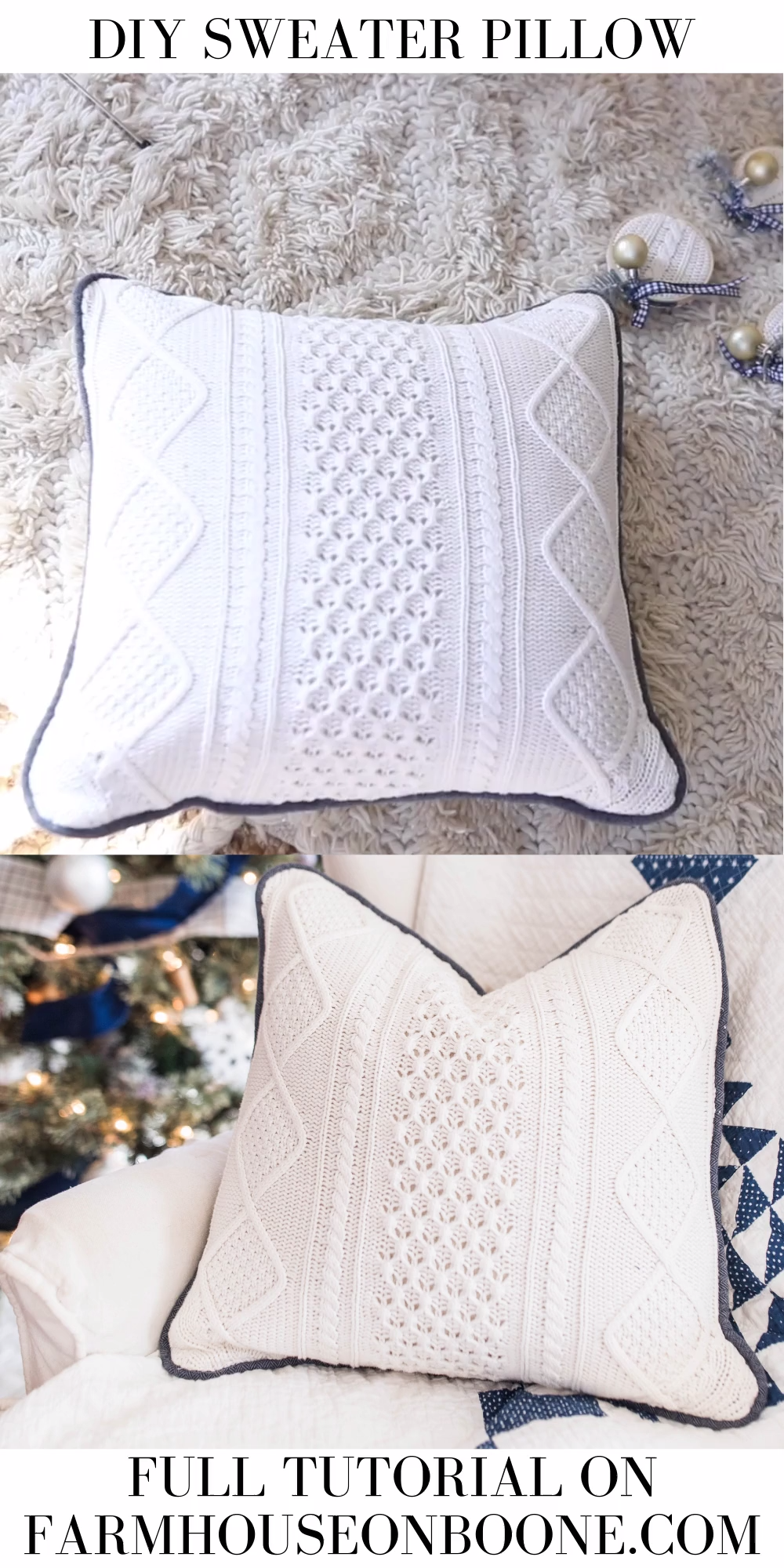 How To Make A Pillow From A Sweater - How To Make A Pillow From A Sweater -   beauty DIY sewing