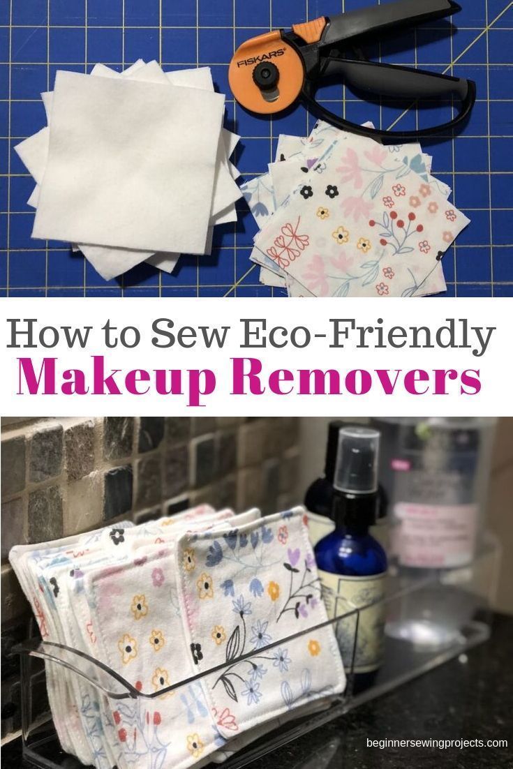 Reusable Makeup Remover Pads - Reusable Makeup Remover Pads -   18 beauty DIY sewing ideas