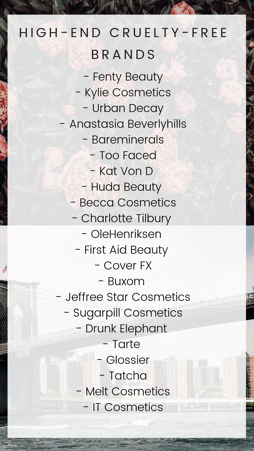 GOING CRUELTY-FREE // the ultimate guide - Mademoiselle O'Lantern - GOING CRUELTY-FREE // the ultimate guide - Mademoiselle O'Lantern -   18 beauty Products list ideas