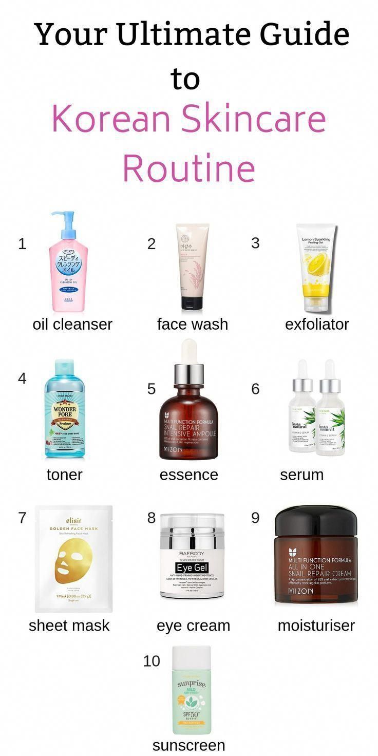 Your Ultimate Guide To 10 Step Korean Skincare Routine - Your Ultimate Guide To 10 Step Korean Skincare Routine -   18 beauty Products list ideas