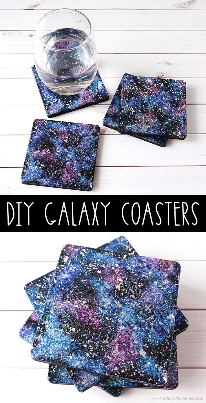 DIY Galaxy Coasters - DIY Galaxy Coasters -   18 cute diy Projects ideas