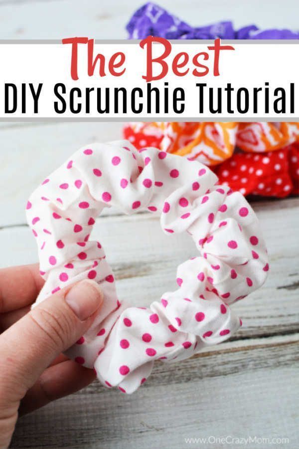How to Make a Scrunchie - Quick and Easy DIY Scrunchie - How to Make a Scrunchie - Quick and Easy DIY Scrunchie -   18 cute diy Projects ideas