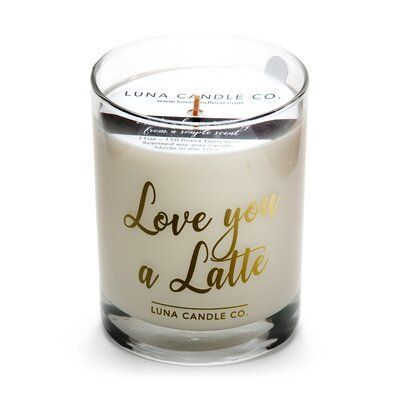 Luna Candle Co. Love You Latte Scented Jar Candle | Wayfair - Luna Candle Co. Love You Latte Scented Jar Candle | Wayfair -   18 diy Candles coffee ideas